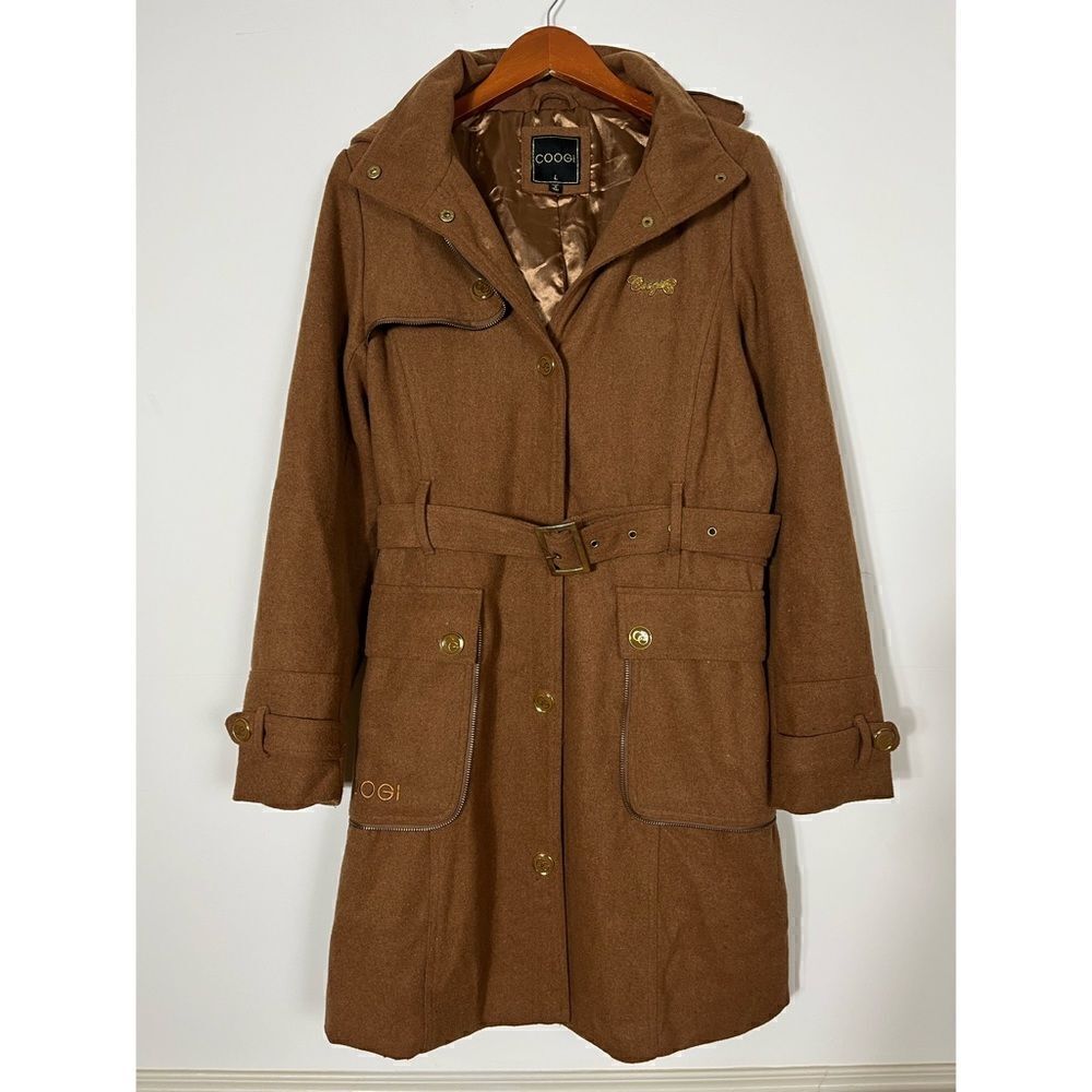 COOGI Brown Belted Jacket